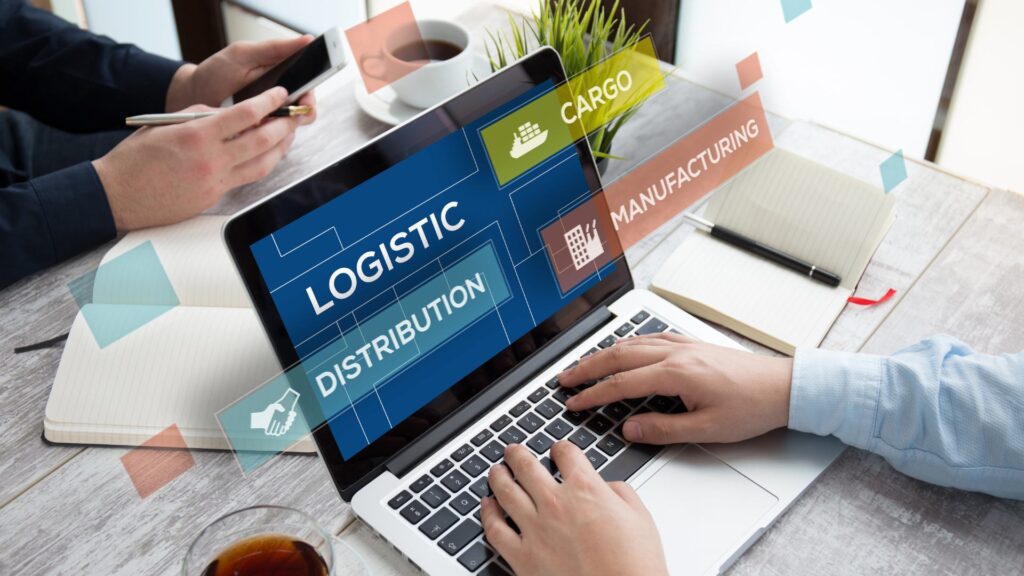 Schermo computer per processi logistici